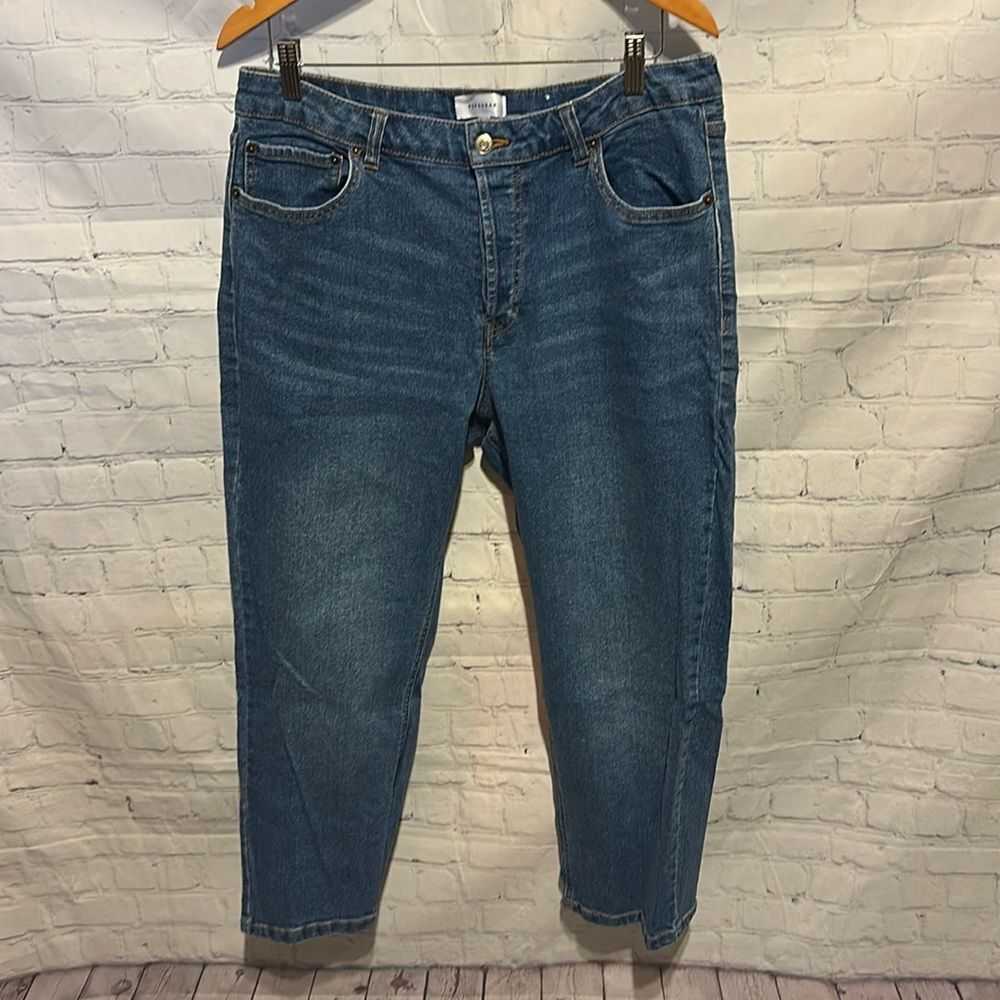 POPSUGAR Button Fly High-Rise Denim Jeans Women’s Size 16